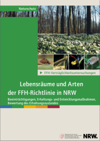 Titelseite der Broschüre Lebensräume und Arten der FFH-Richtlinie in NRW